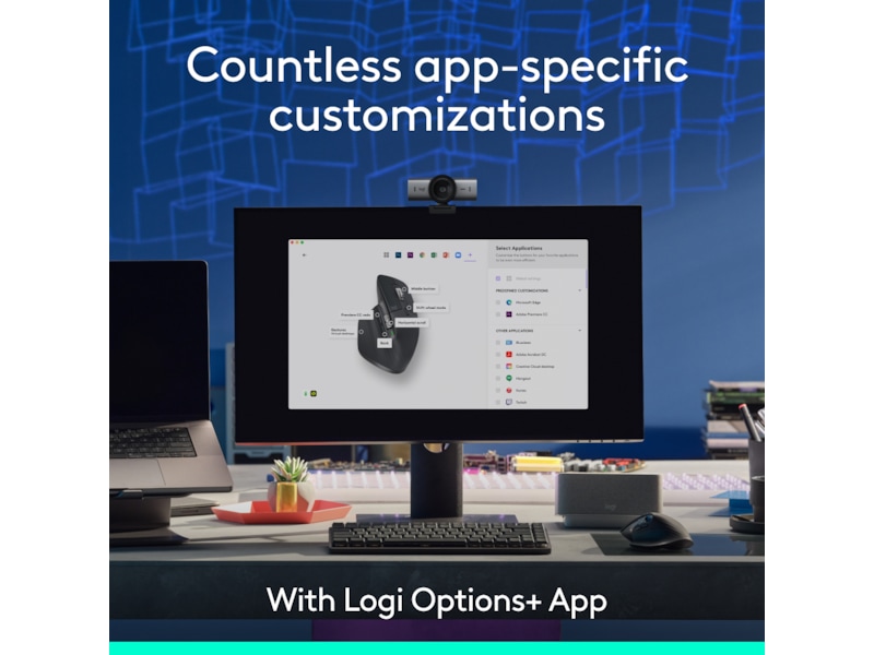 Logitech MX Master 3S Trådløs Mus Mus