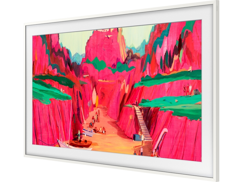 Samsung 75" ramme til The Frame og The Frame Pro (2021-2025, Hvid) TV-rammer & tilbehør