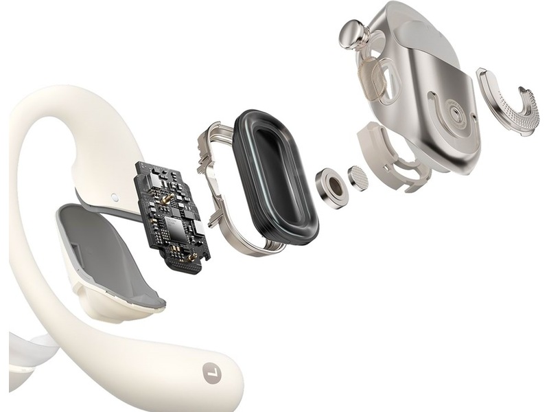 SHOKZ OpenFit 2 åbne Høretelefoner (beige) In-ear høretelefoner