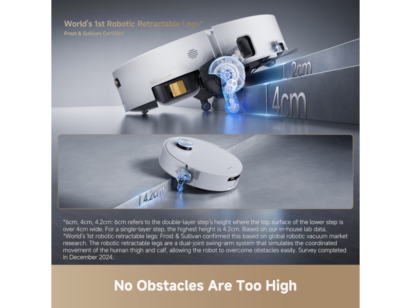 Dreame Aqua10 Ultra Track Complete Robotstøvsuger (hvid) Robotstøvsugere