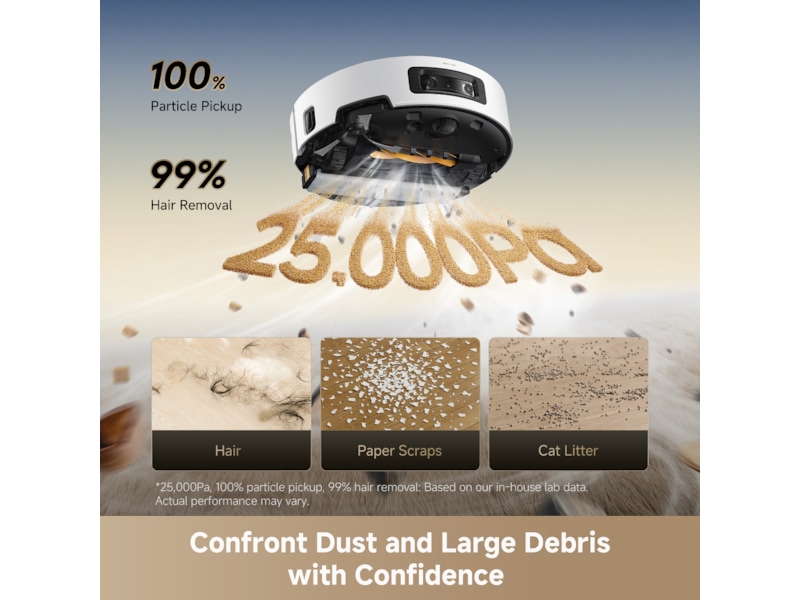 Dreame Aqua10 Ultra Track Complete Robotstøvsuger (hvid) Robotstøvsugere