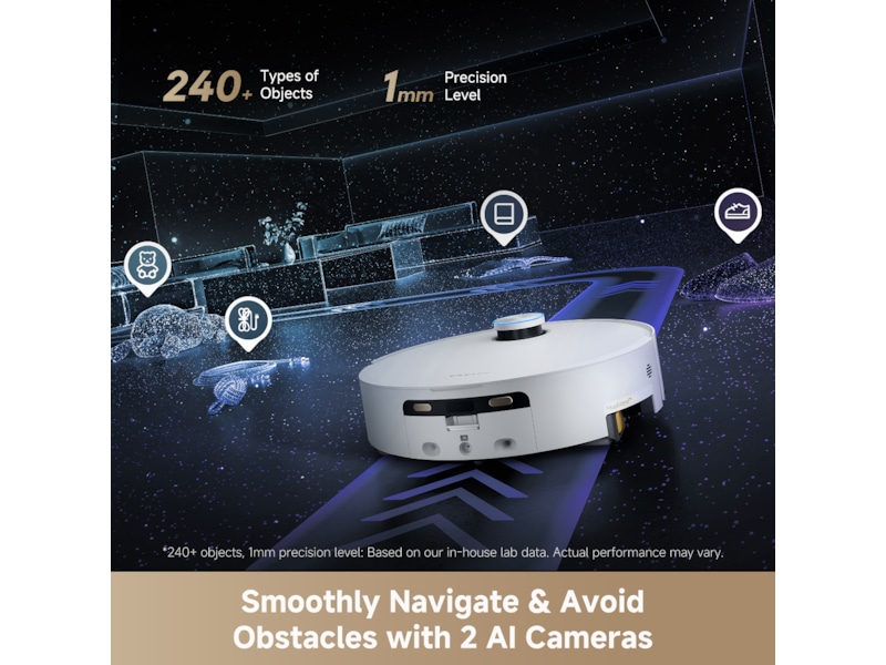 Dreame Aqua10 Ultra Track Complete Robotstøvsuger (hvid) Robotstøvsugere