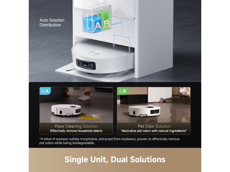 Dreame Aqua10 Ultra Track Complete Robotstøvsuger (hvid) Robotstøvsugere