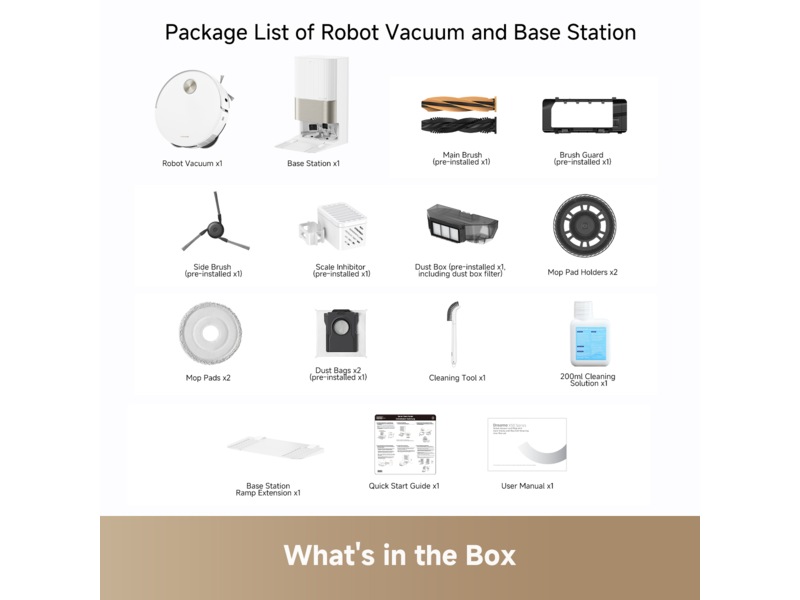 Dreame X50 Ultra Robotstøvsuger (hvidt) Robotstøvsugere