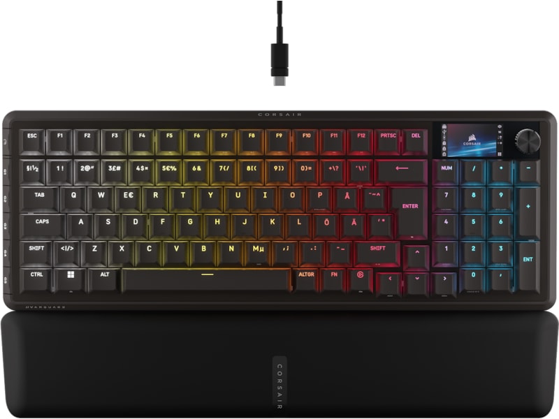 Corsair Vanguard PRO 96 RGB Gamingtastatur (sort) Gamingkeyboard
