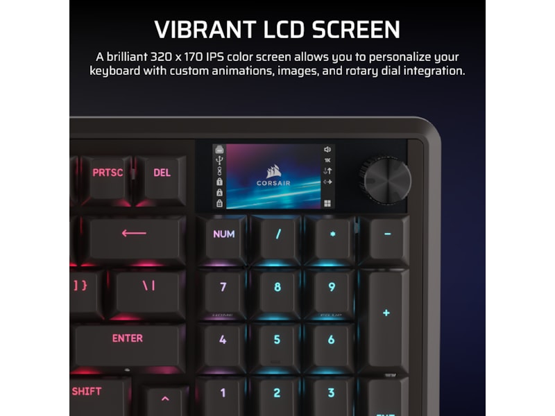 Corsair Vanguard PRO 96 RGB Gamingtastatur (sort) Gamingkeyboard