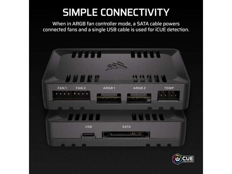 Corsair Commander Duo lys- og blæsercontroller Blæserstyring