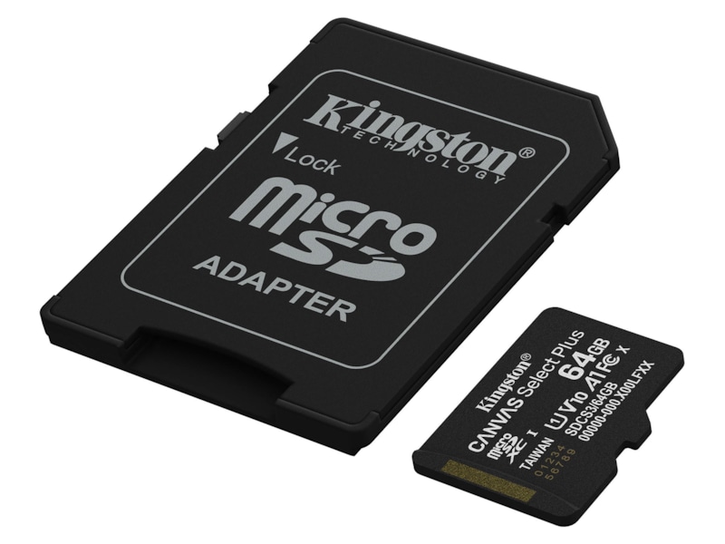 Kingston microSDXC Canvas Select Plus 64GB Flash-hukommelse