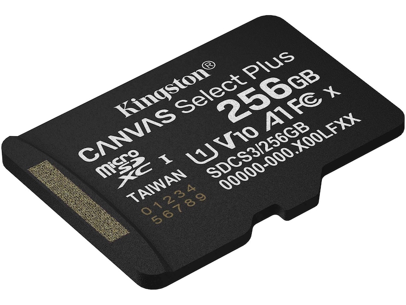 Kingston microSDXC Canvas Select Plus 256GB Flash-hukommelse