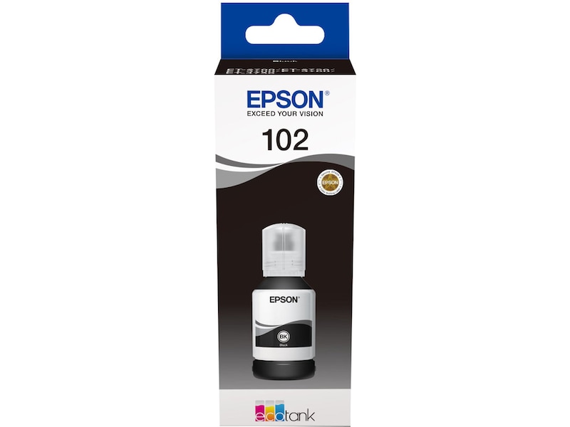 Epson 102 EcoTank sort blækflaske Blækpatroner
