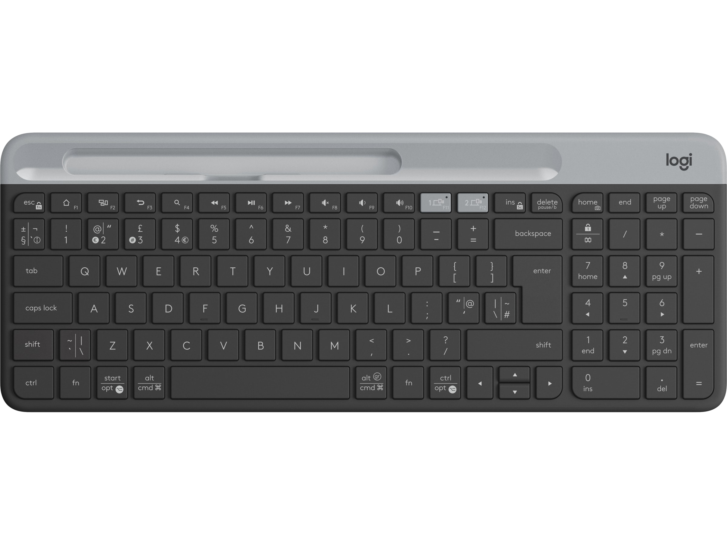 Logitech K580 Slim Multi-Enhed Tastatur Keyboards