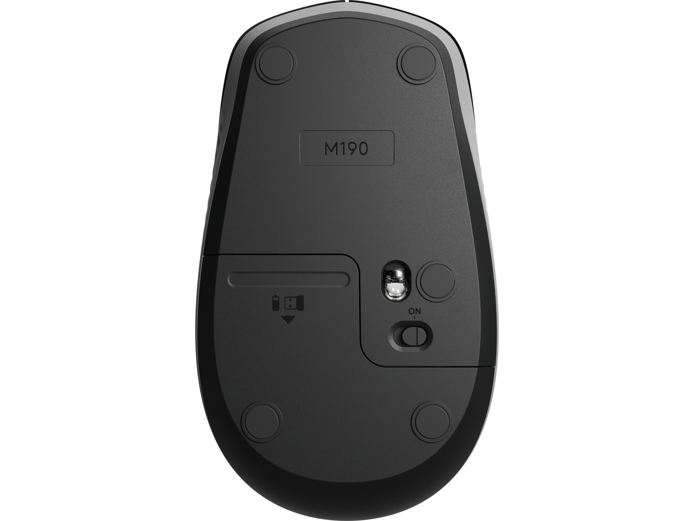 Logitech M190 trådløs mus i fuld størrelse mid grey Mus