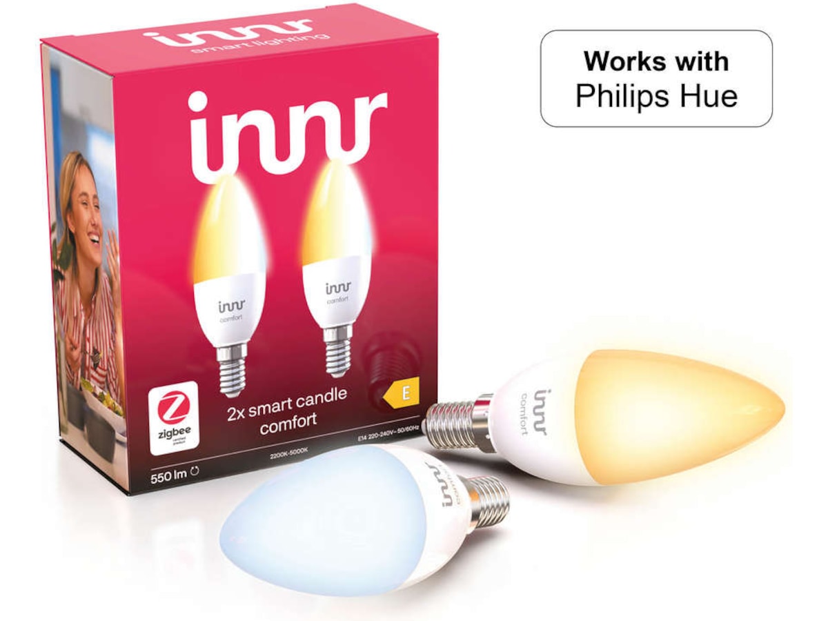 Innr smart light E14 ambiance hvid 2-pak LED-pærer & elpærer