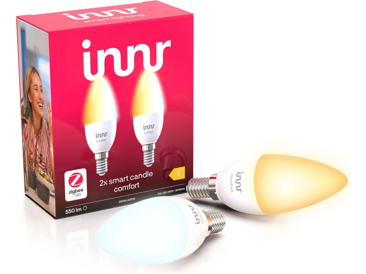 Innr smart light E14 ambiance hvid 2-pak LED-pærer & elpærer