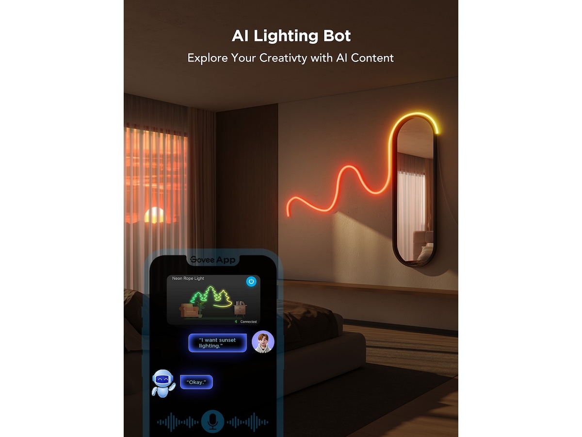 Govee Neon Rope Light 2 - 3 meter Led strips & underholdning