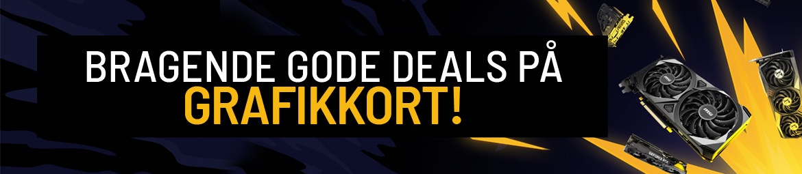 Bragende gode deals på Grafikkort