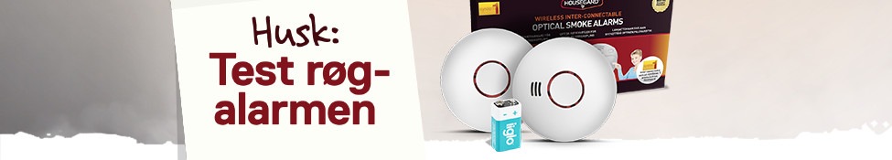 Test røgalarmen