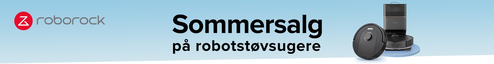 Sommersalg på Robotstøvsugere