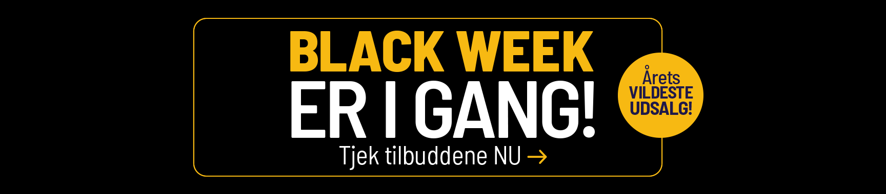 Black week er i gang
