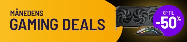 Månedens Gamingdeals - Op til 50%