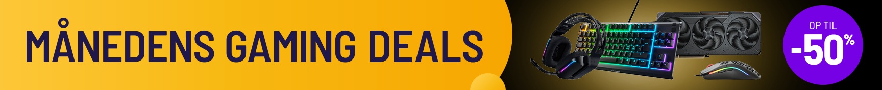 Månedens Gamingdeals - Op til 50%