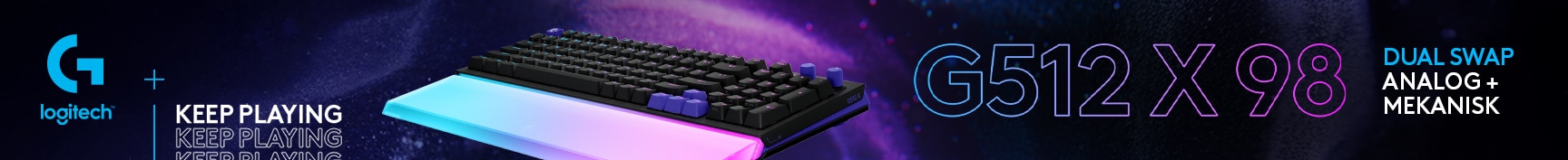 Logitech G - G512 X 98 - Tactile - Black