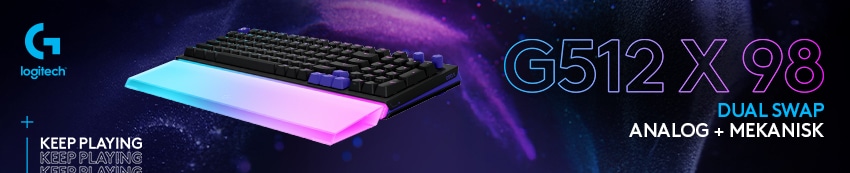 Logitech G - G512 X 98 - Tactile - Black