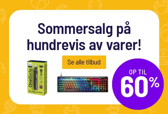 Sommersalg på hundrevis av varer!