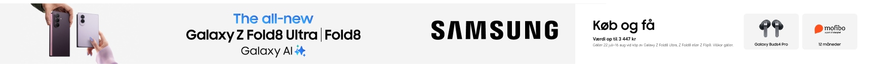 Køb nye Samsung Galaxy Z Fold8 Ultra