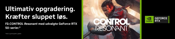 Få CONTROL Resonant med udvalgte produkter i GeForce RTX 50-serien.