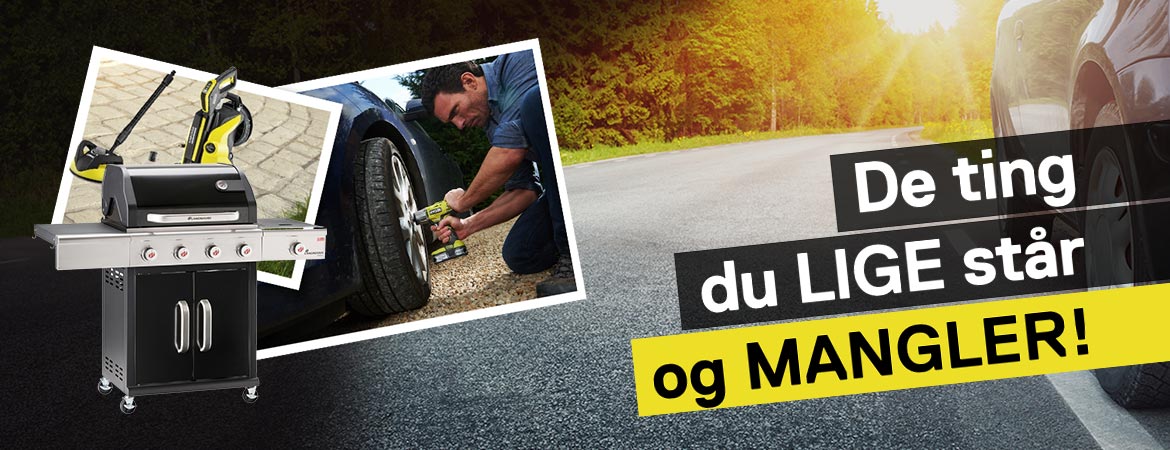 De ting du lige står og  mangler!