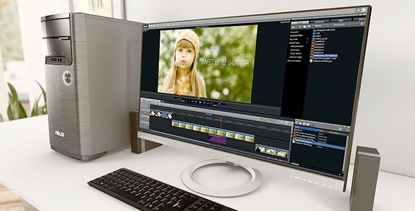 Illustrasjon stasjonær PC