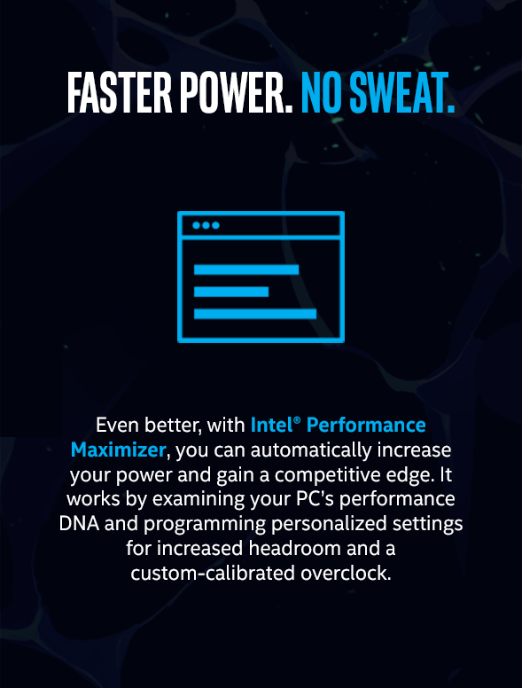 Faster Power. No Sweat