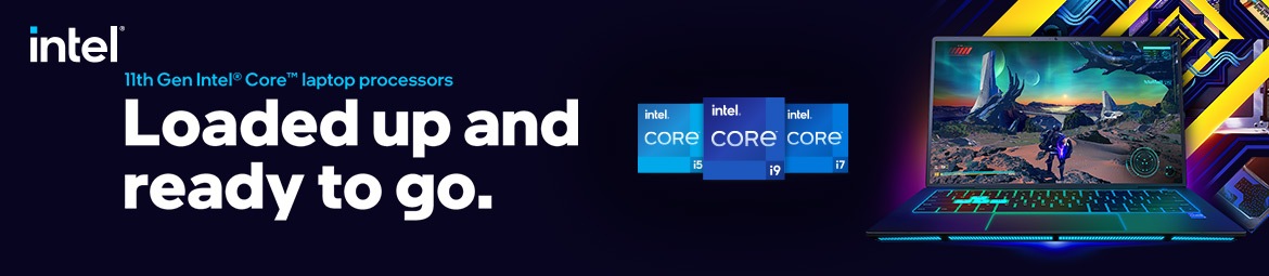 Gamer-PCer med 11th. gen Intel Core processor