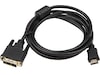 HDMI til DVI kabel 3m (sort) Monitor