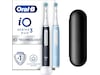 Oral-B iO 3 Elektriske tandbørster 2pk (sort & blå) Elektriske tandbørster