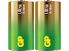 GP Ultra Alkaline C/LR14 batteri, 2-pk Generelle batterier