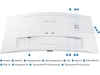 Samsung 34" Curved skærm S34C650 (hvid) Skærme