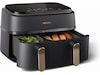 Philips dual basket airfryer 9L NA352/00 (grå/kobber) Airfryer