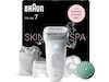 Braun Silk-épil 7 SkinSpa SE7-081 Epilator (hvid/sølv) Epilator & IPL-hårfjerning