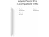 Apple Pencil Pro (hvid) Tastatur og stylus