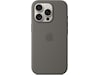 Apple iPhone 16 Pro Silikonecover (granitgrå) Mobilcover