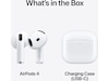 Apple AirPods 4 Trådløse høretelefoner, Earbuds (hvid) In-ear høretelefoner