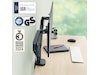 Leitz Ergo Monitor Arm Dual, pladsbesparende 17"-32" flad / buet skærm Væg ophæng