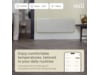 Mill Invisible Smart WiFi Gen 4 panelovn 1300W (hvid) Varmepaneler