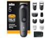 Braun Series 5 All-in-One grooming-sæt (grå) Hårtrimmer