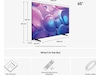 Samsung 65" Q6F QLED 4K smart-tv (2025) 60 - 69 tommer TV