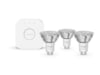 Philips Hue Essential WCA Starter Pack (3x GU10 spot + Bridge) LED-pærer & elpærer