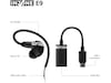 Sony INZONE E9 In-Ear Gaming öronproppar (svart) In-ear høretelefoner