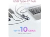 ICY BOX 10 porte USB Type-C® Gen 2 Hub Dockingstation og USB-hub
